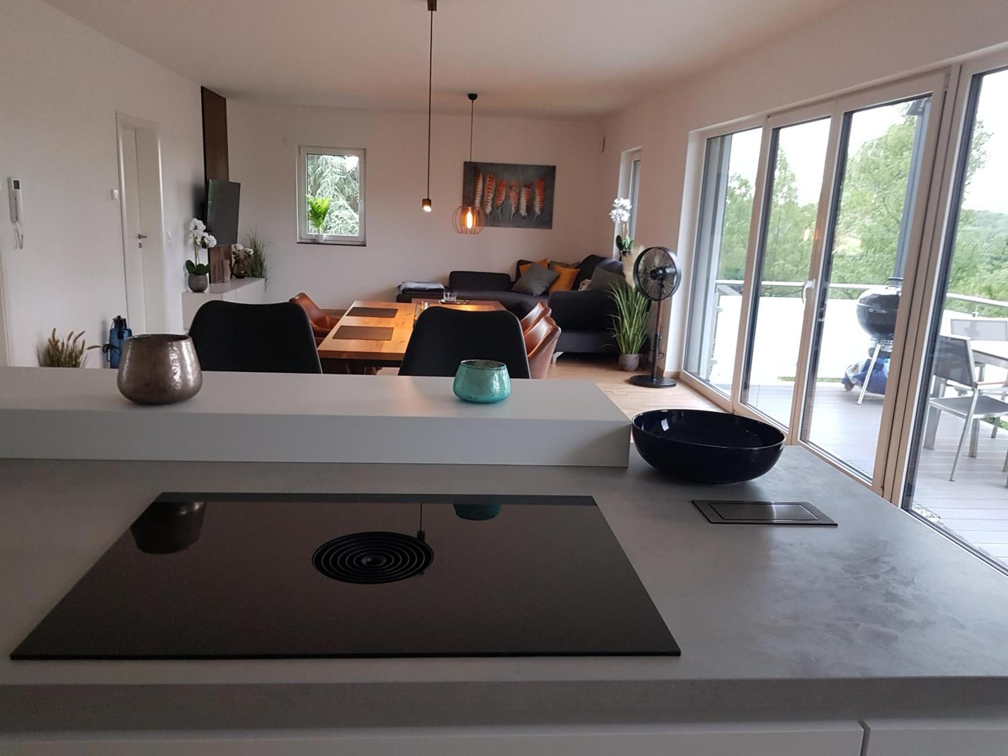 Traumhafter Ausblick, Modern Mit Komfort Und Stil Hardert Bagian luar foto